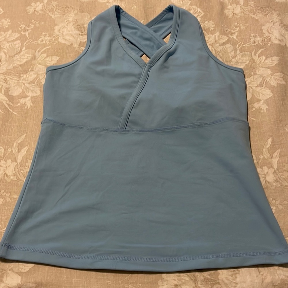 Lands End size meduim tank top with built in shelf bra